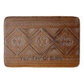 Russische Holzkiste Badematte (Vorderseite)