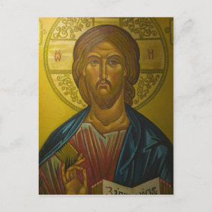 Russische Ikone in der Kirche St. Sophia / Postkarte