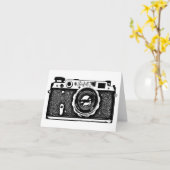 Russische Kamera der Sowjetunion - Schwarz Karte (Gelbe Blume)