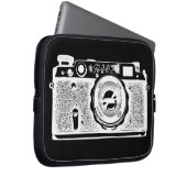 Russische Kamera - in Negative Laptopschutzhülle (Vorne Rechts)