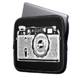 Russische Kamera - in Negative Laptopschutzhülle (Vorderseite Links)