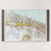 Russische Karte Palästinas 1900 Puzzle (Horizontal)