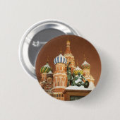 Russische Kathedrale Button (Vorne & Hinten)
