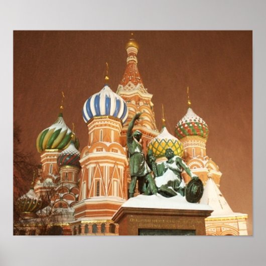 Russische Kathedrale Poster (Vorne)