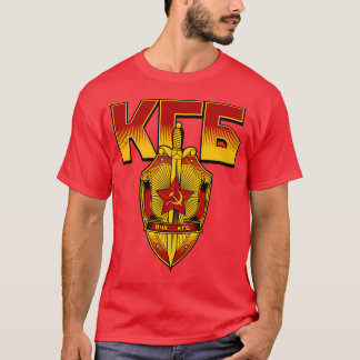 Russische KGB Abzeichen-Sowjet-Ära T-Shirt