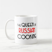 Russische Kochkönigin Kaffeetasse (Links)