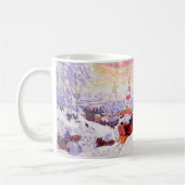 Russische Kunstweihnachtsgeschenke Tasse (Links)