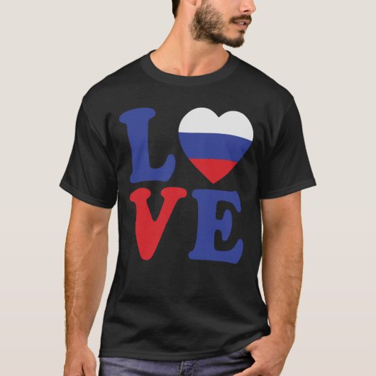 Russische Liebe T-Shirt (Vorderseite)