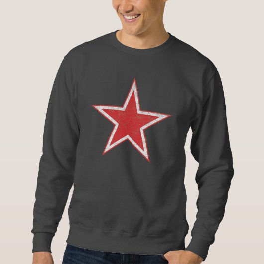 RUSSISCHE LUFTWAFFEN-ROTER STERN WWII ROUNDEL SWEATSHIRT (Vorderseite)