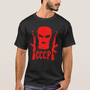 Russische Mafia Guns CCCP UdSSR Russischer Gangste T-Shirt