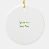 Russische Matryoshka Dolls Zollschmuck Keramikornament (Hinten)