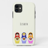 Russische matryoshka Puppen Case-Mate iPhone Hülle (Rückseite)