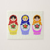 Russische matryoshka Puppen Puzzle (Horizontal)