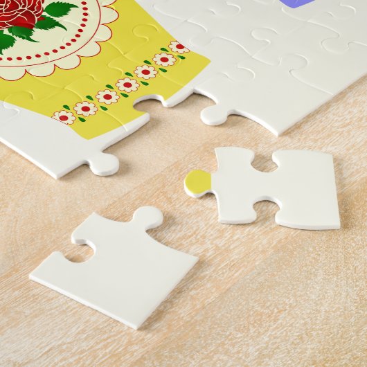 Russische matryoshka Puppen Puzzle (Seite)