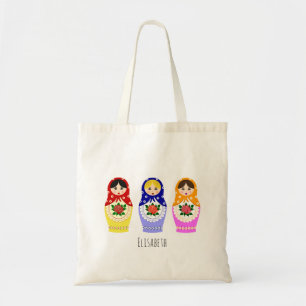 Russische Matryoshka-Puppen Tragetasche