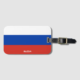 Russische Nationalflagge Patriotisch Gepäckanhänger