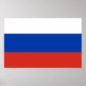 Russische Nationalflagge Poster (Vorne)