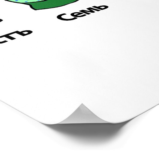 Russische Nesting Doll (Matryoshka) Poster (Ecke)