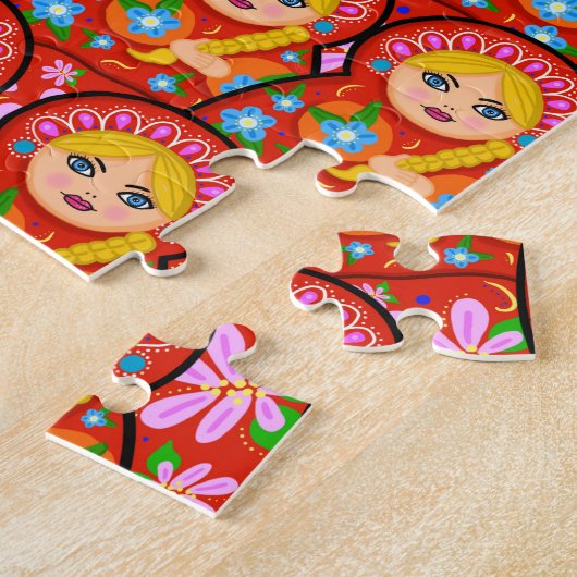 Russische Nesting Doll - Matryoshka Puzzle (Seite)