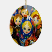 Russische Nesting Dolls Keramik Ornament (Rechts)