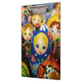 Russische Nesting Dolls Klemmbrett (Links)