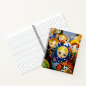Russische Nesting Dolls Notizblock (Innenseite)