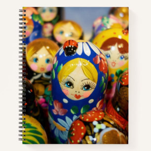 Russische Nesting Dolls Notizblock