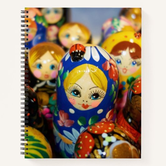 Russische Nesting Dolls Notizblock (Vorderseite)