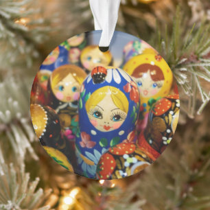 Russische Nesting Dolls Ornament