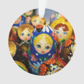 Russische Nesting Dolls Ornament (Vorderseite)
