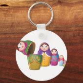 Russische Nesting Dolls Schlüsselanhänger (Vorderseite)