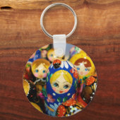 Russische Nesting Dolls Schlüsselanhänger (Vorderseite)