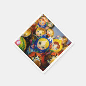 Russische Nesting Dolls Serviette (Ecke)