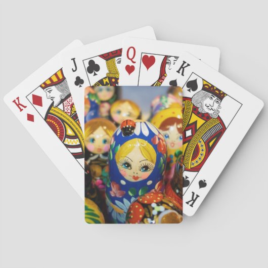 Russische Nesting Dolls Spielkarten (Rückseite)