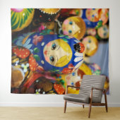 Russische Nesting Dolls Wandteppich (Beispiel (Horizontal))