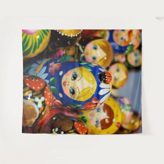 Russische Nesting Dolls Wandteppich (Vorderseite (Horizontal))