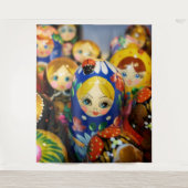 Russische Nesting Dolls Wandteppich (Vorderseite)
