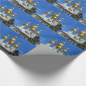 Russische oder orthodoxe Kirche, Genf, die Schweiz Geschenkpapier (Ecke)