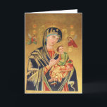 Russische orthodoxe Ikone - Jungfrau Mary und Baby Karte<br><div class="desc">Schöne russische Ikonenmalerei des Virin Mary und Säugling Jesus</div>