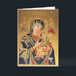 Russische orthodoxe Ikone - Jungfrau Mary und Baby Karte<br><div class="desc">Schöne russische Ikonenmalerei des Virin Mary und Säugling Jesus</div>