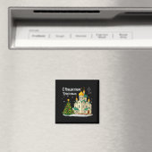 Russische orthodoxe Weihnachtskirche Vintage Winte Magnet (In Situ (Geschirrspüler))
