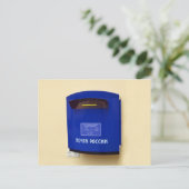 Russische Postbox Postkarte (Stehend Vorderseite)