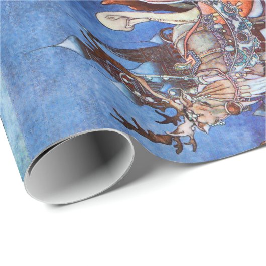 Russische Prinzessin Charles Robinson Illustration Geschenkpapier (Rolleneckpunkt)