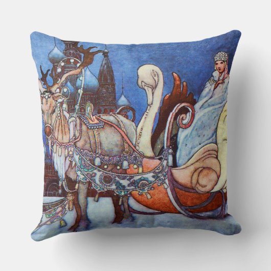 Russische Prinzessin Charles Robinson Illustration Kissen (Rückseite)