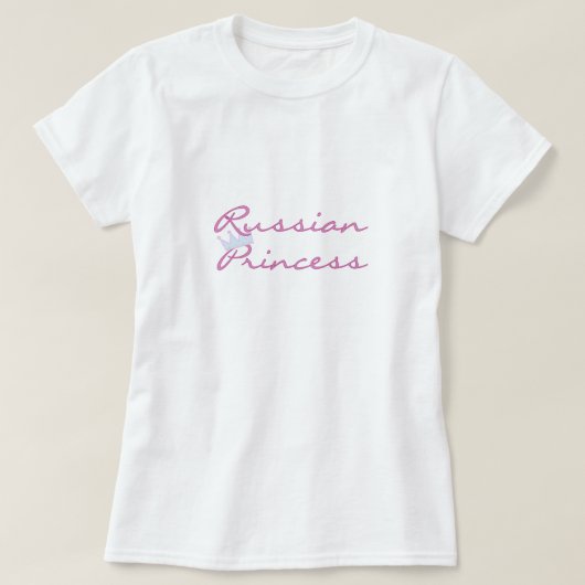 Russische Prinzessin T-Shirt (Design vorne)