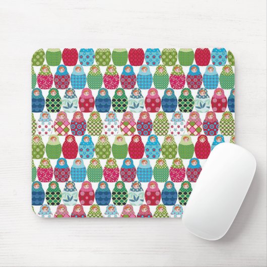 russische Puppe multico Mousepad (Mit Mouse)