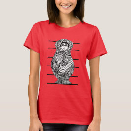 Russische Puppe Rot T-Shirt