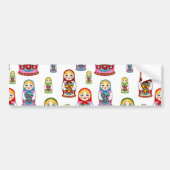 Russische Puppen Autoaufkleber (Vorne)