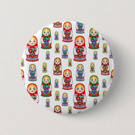 Russische Puppen Button (Vorderseite)