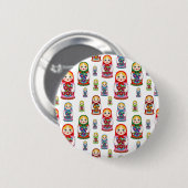 Russische Puppen Button (Vorne & Hinten)